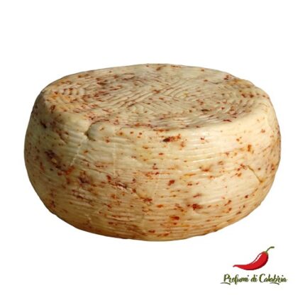 Formaggio Pecorino pepe rosso interno Artigianale Calabrese