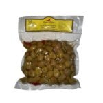 Olive Artigianali Calabresi Verdi schiacciate con osso 500 gr