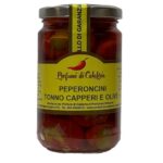 Vasetto Peperoncini ripieni Tonno, Capperi e Olive 314 ml