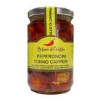 Vasetto Peperoncini ripieni con Tonno e Capperi ml 314